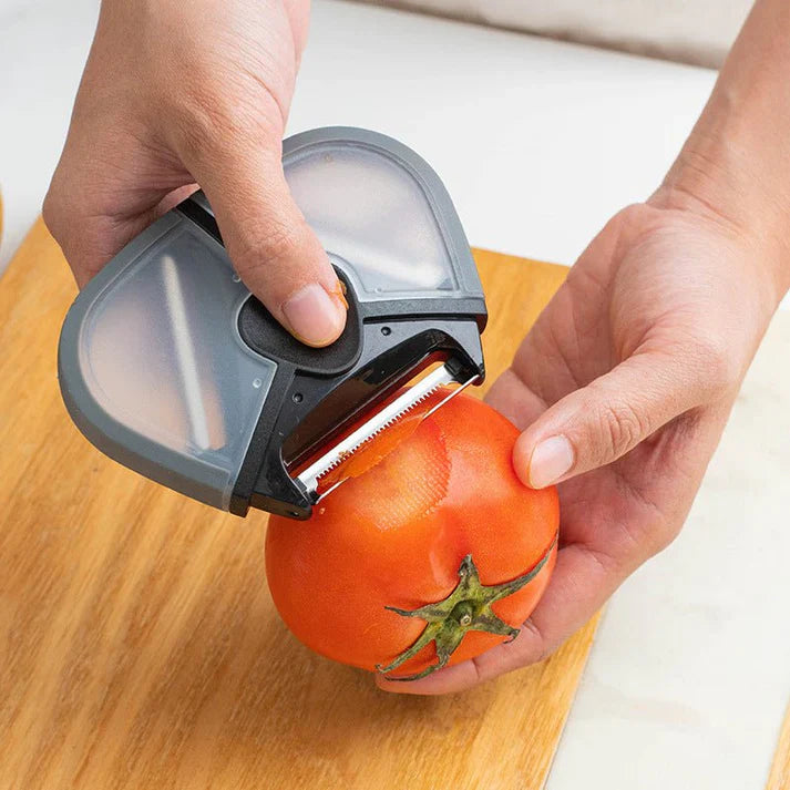 Three-in-One Multi-Function Paring Knife – Fruit Peeler, Potato & Melon Planer