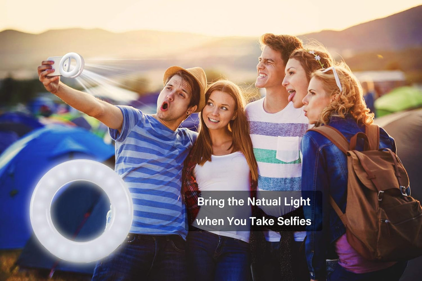 Clip-On Selfie Ring Light