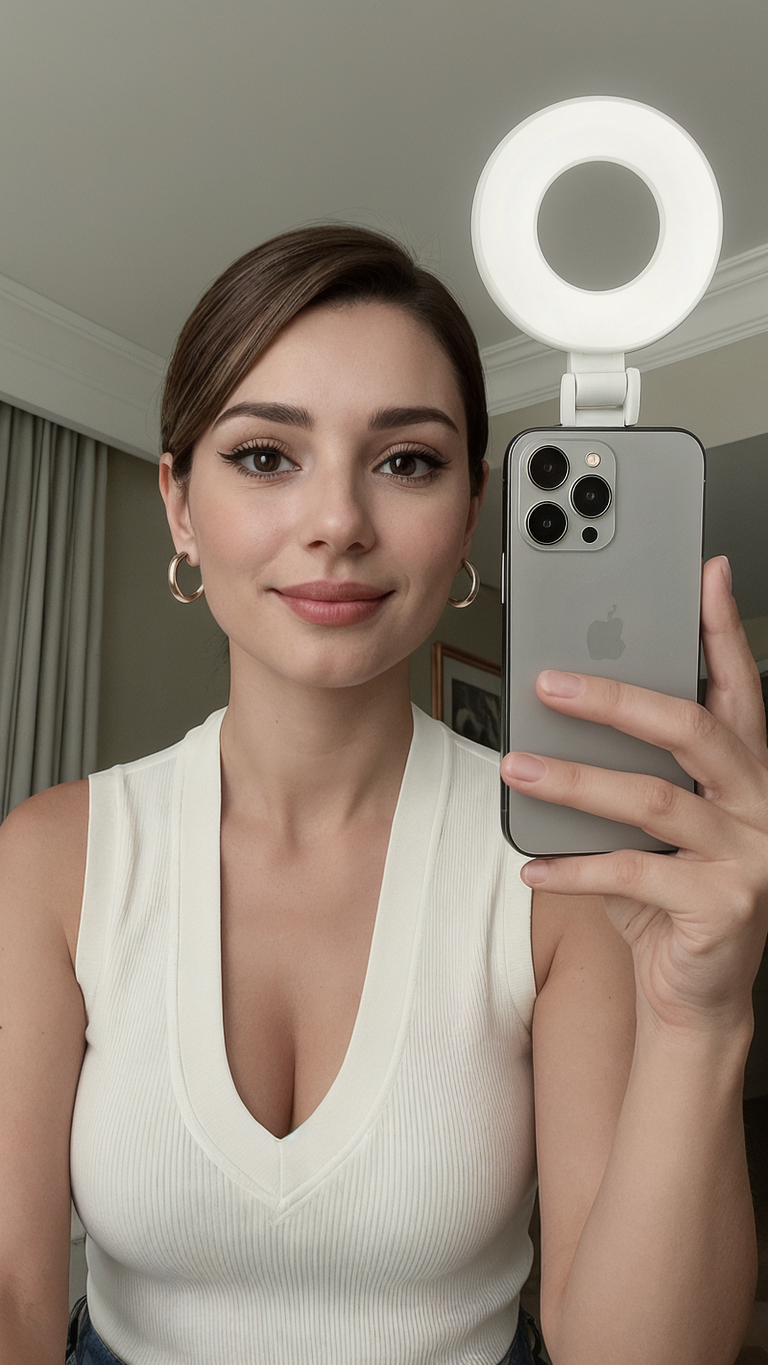 Clip-On Selfie Ring Light